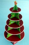 Cardboard Counter Display_ Christmas Tree